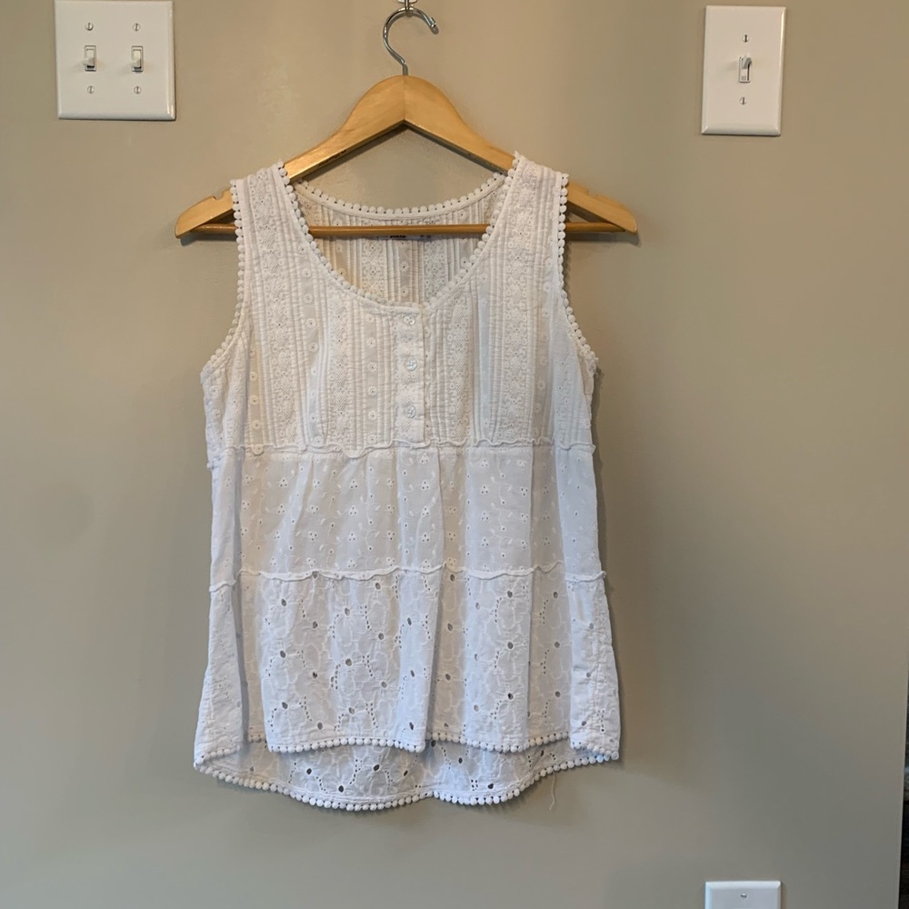 Prana sleeveless boho shirt